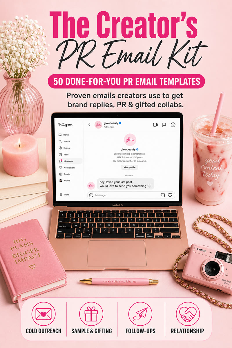 The Creator's PR Email Kit